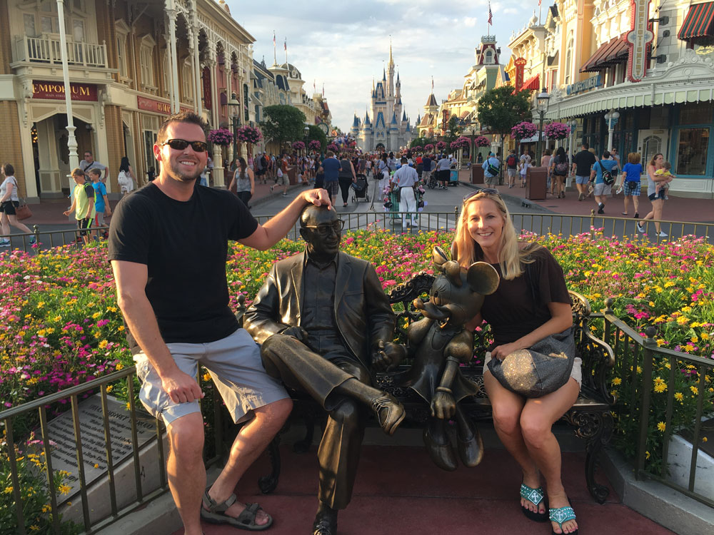 Brock and I at Walt Disney World in May 2016. This was the first time I had taken a week-long vacation in years.