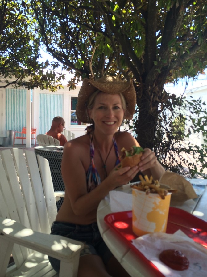 2015, Seaside, Florida – nothing felt better than being able to travel somewhere and actually not have to pack my food! Eating a burger and fries from a beachside food truck was a defining moment for me.